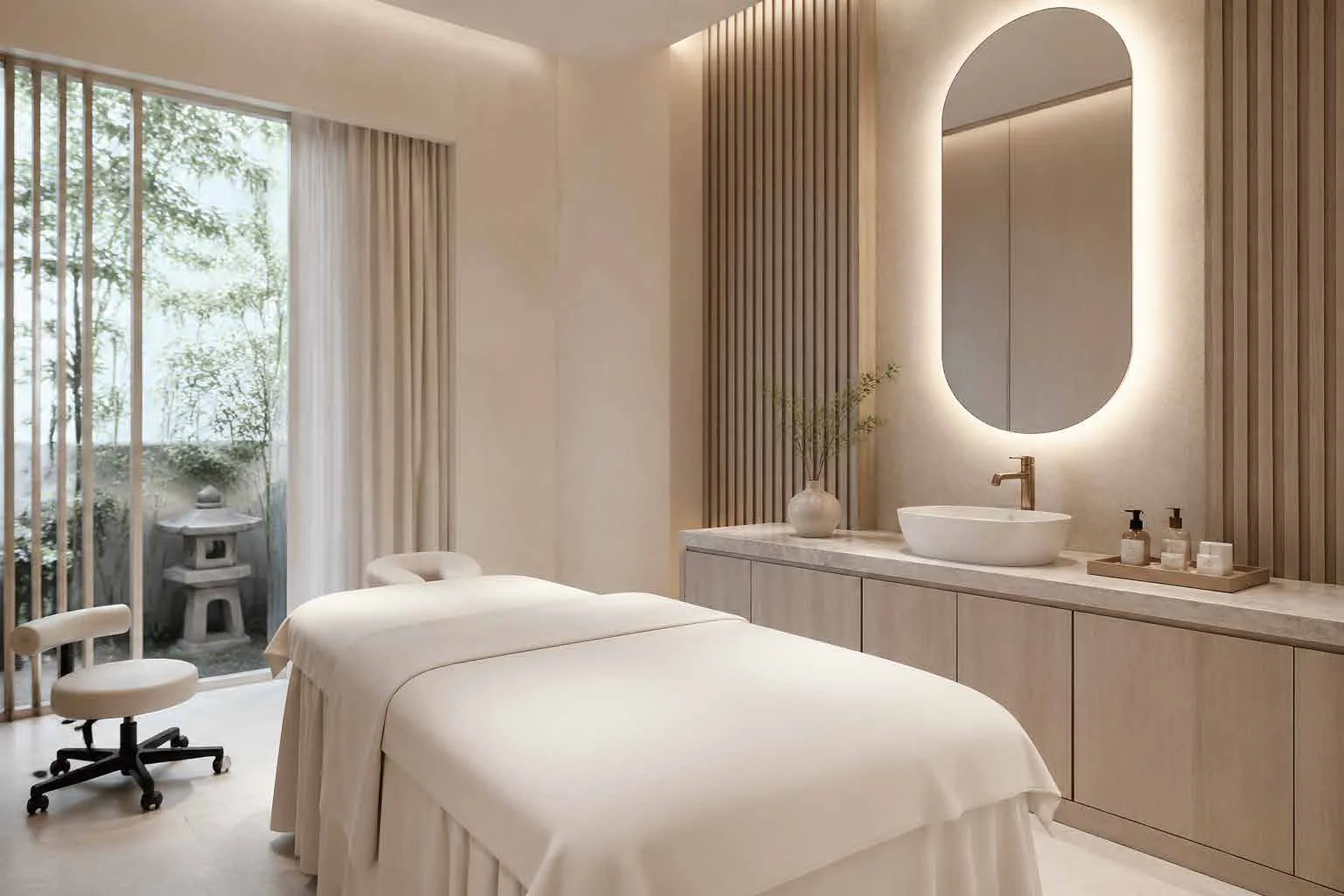 Mettler spa treatment room